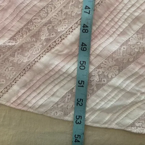 LoveShackFancy Blush Maxi Dress with Ruffle Sleeves - Picture 6 of 11